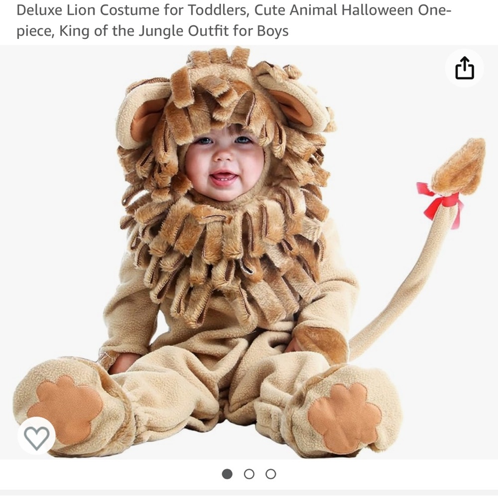Deluxe Lion Costume for Toddlers